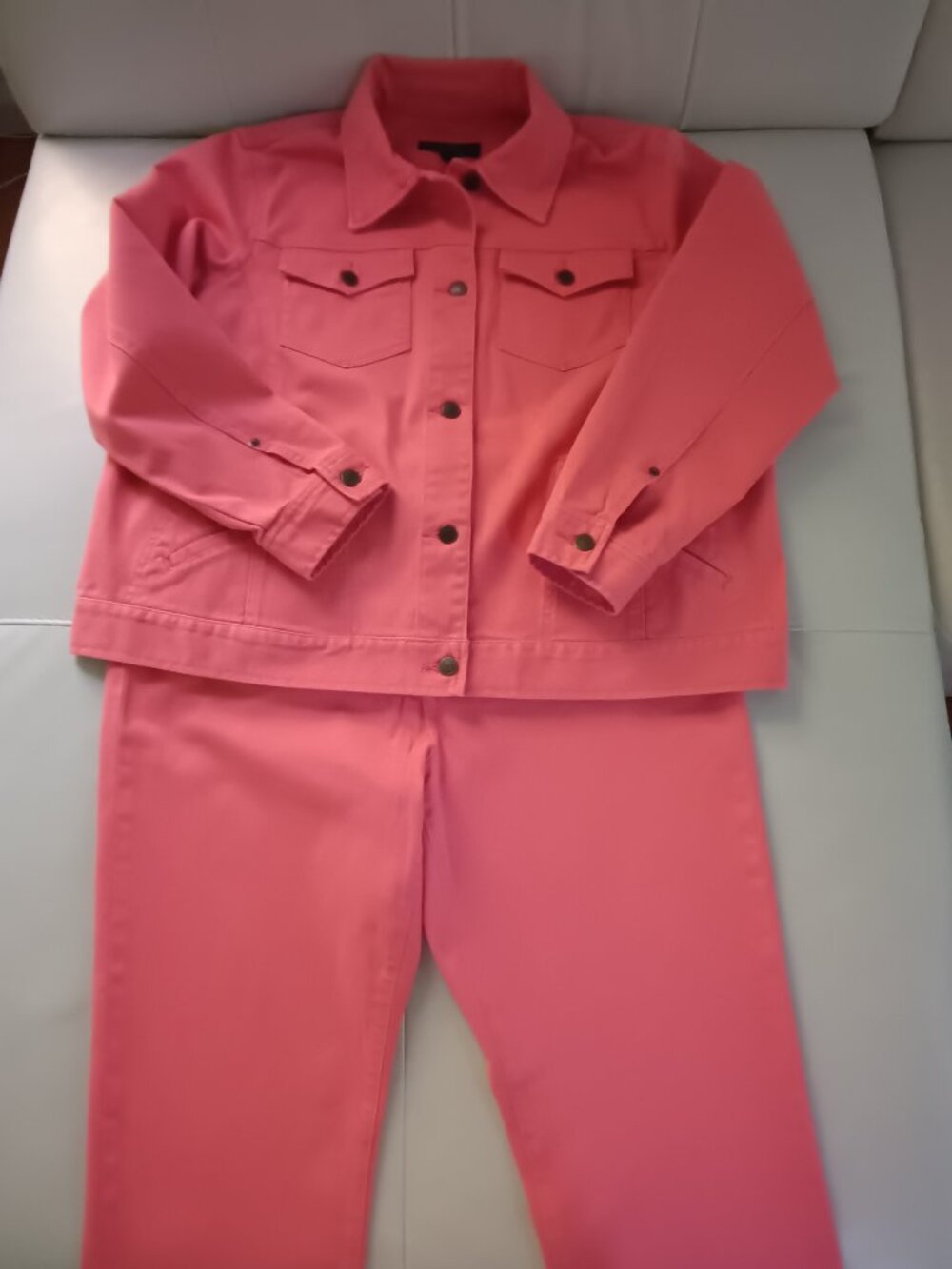 Ralph Lauren Denim Trucker Jacket 1X and Jeans 16W